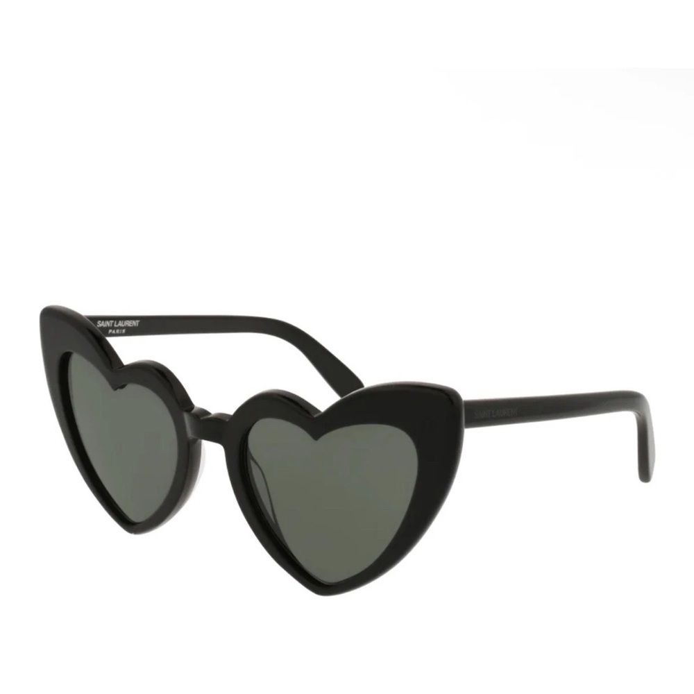 Saint Laurent LouLou Black Heart Sunglasses
